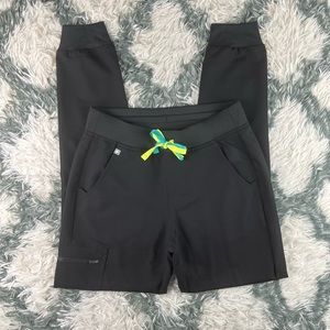 FIGS NWT Women’s Zamora Scrub Jogger Pants Size Small Tall Black